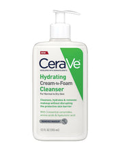 Load image into Gallery viewer, CeraVe Hydrating Cream-to-Foam Cleanser