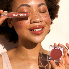 Load image into Gallery viewer, Tower 28 Beauty Power Duo Lip + Cheek Set
