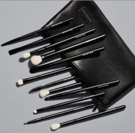 Morphe Eye Obsessed Brush Collection with Zipper Bag