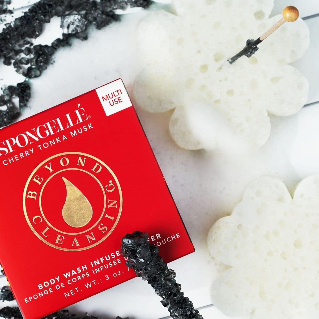 SPONGELLE Body Wash Infused Buffer - Cherry Tonka Musk