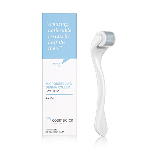 Cosmedica Microneedling Derma Roller for Face 0.25 mm Facial 540 Micro Needles