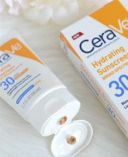 Load image into Gallery viewer, CeraVe Hydrating Mineral Sunscreen SPF 30 Face Sheer Tint
