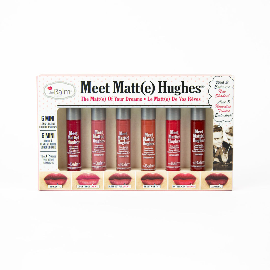 The Balm MEET MATTE HUGHES® VOL. 12 Liquid Lipsticks Set