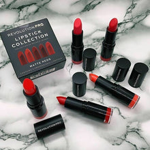Load image into Gallery viewer, Revolution Pro Lipstick Collection Matte Reds

