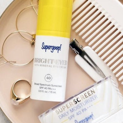 Supergoop Bright-Eyed 100% Mineral Eye Cream SPF 40
